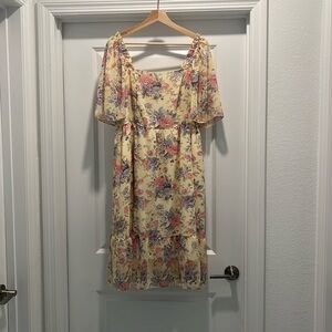 SHEIN mini floral organza dress